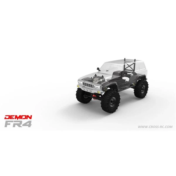 Cross-RC - FR4C 1/10 Demon 4x4 Crawler Kit-Lexan SUV Body Full Metal, CNC Rims - Image 5