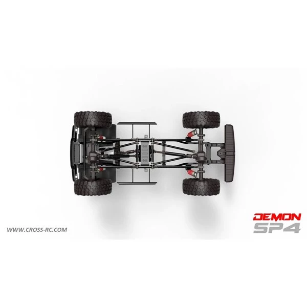 Cross-RC - SP4C 1/10 Demon 4x4 Crawler Kit-Full Hard Body Full Metal, CNC Rims - Image 3