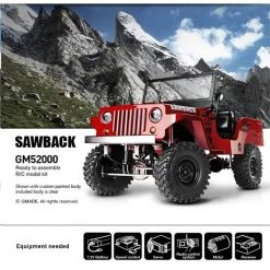Gmade - Sawback Crawler Kit, 1/10th Scale, 4WD W/Steel Frame