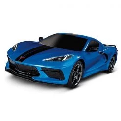 Traxxas - Chevrolet Corvette Stingray: 1/10 AWD Supercar - Blue