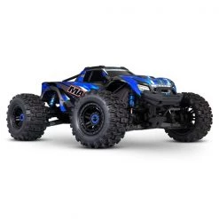 Traxxas - Maxx 4S V2 Brushless Monster Truck W/ WideMaxx - Blue
