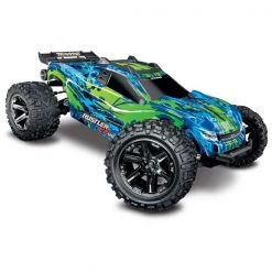 Traxxas - Rustler VXL Brushless 1/10 RTR 4x4 Stadium Truck - Green