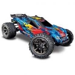 Traxxas - Rustler VXL Brushless 1/10 RTR 4x4 Stadium Truck - Red
