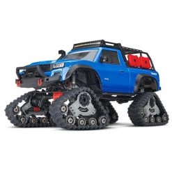 Traxxas - TRX-4 With Deep-Terrain Traxx 1/10 4X4 Truck - Blue