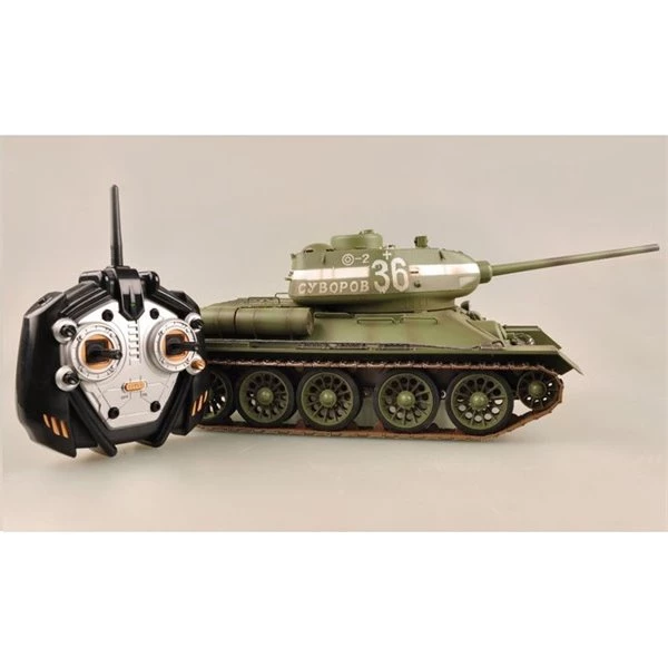 Trumpeter - WSN 1/16 2.4GHz R/C Battle Game Tank: Russian T-34/85 Olive Green